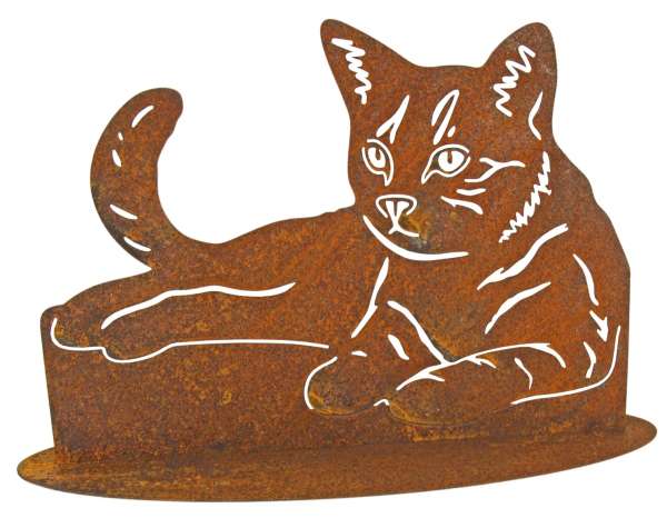 Putzige Katze ca. 20 cm - Gartendekoration